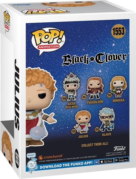Funko Pop #1553 Animation: Black Clover - Julius