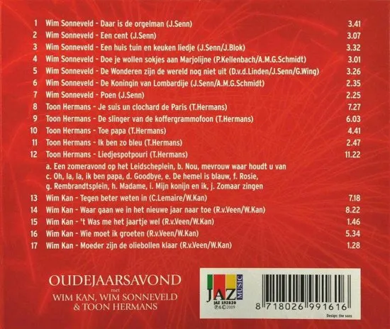 Oudejaarsavond Met - CD