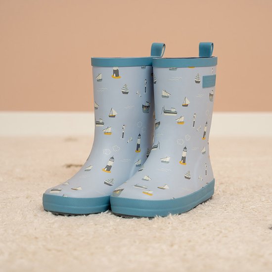 Little Dutch - maat 22/23 - regenlaars - Sailors Bay - kinderregenlaarzen - blauw