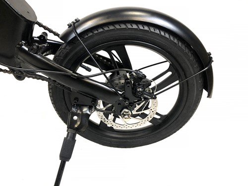 UrbMob Fld16 Elektrische Vouwfiets Zwart Aluminium 40,6 cm (16") 23 kg Lithium-Ion (Li-Ion)