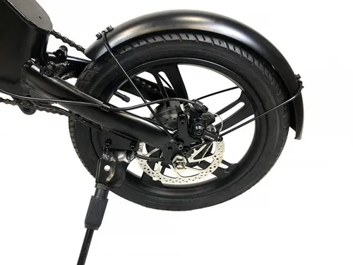 UrbMob Fld16 Elektrische Vouwfiets Zwart Aluminium 40,6 cm (16") 23 kg Lithium-Ion (Li-Ion)