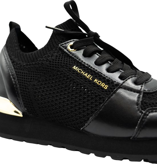 Michael Kors Billie -maat 37- Knit Dames Sneakers Laag - Zwart
