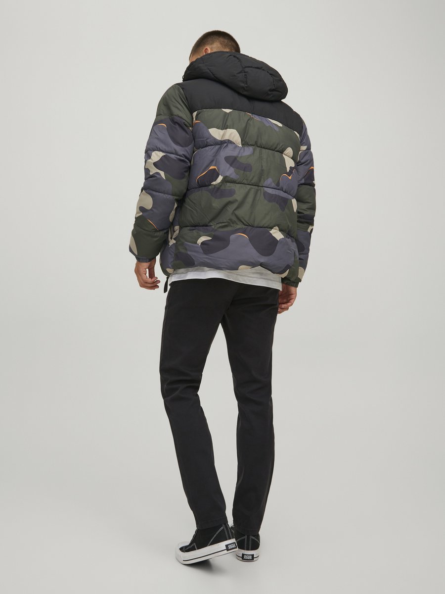 JACK&JONES - maat M- JJCHILI PUFFER HOOD Heren Jas
