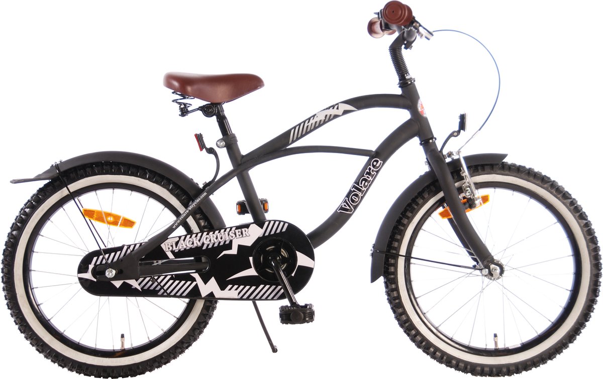 fiets, fietsstel, teenfiets, knullende banden, zwarte cruiser