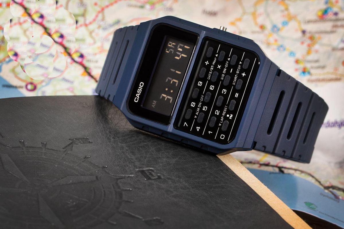 Casio Vintage Heren Horloge CA-53WF-2BEF - 34 mm