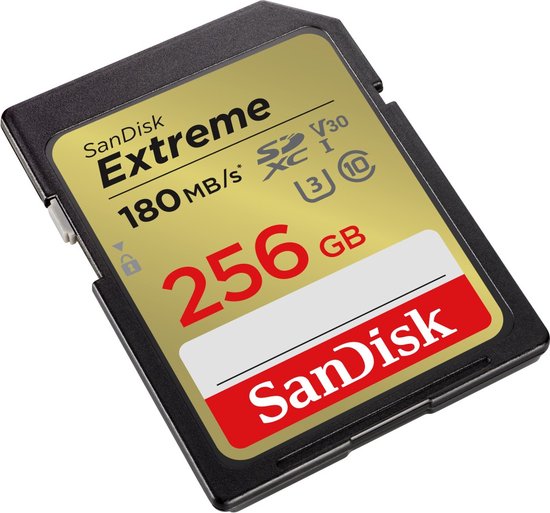 SanDisk Extreme 256 GB SDXC UHS-I Klasse 10