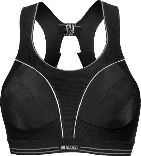 Shock Absorber  - Maat 85C - Ultimate Run Sportbeha Dames - Zwart/Zilver