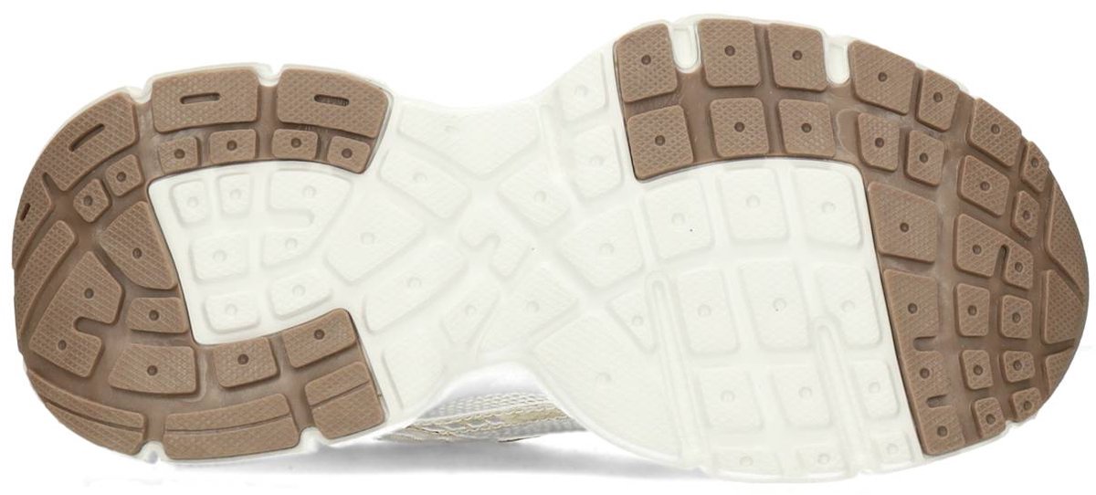 POSH by Poelman - maat 39 - LISE Dames Sneakers - Beige met combinatie