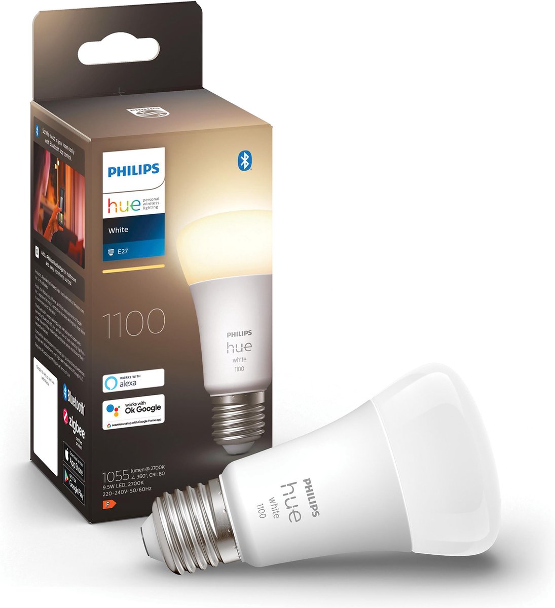 LED lamp, smart bulb, Bluetooth, white light, Philips hue