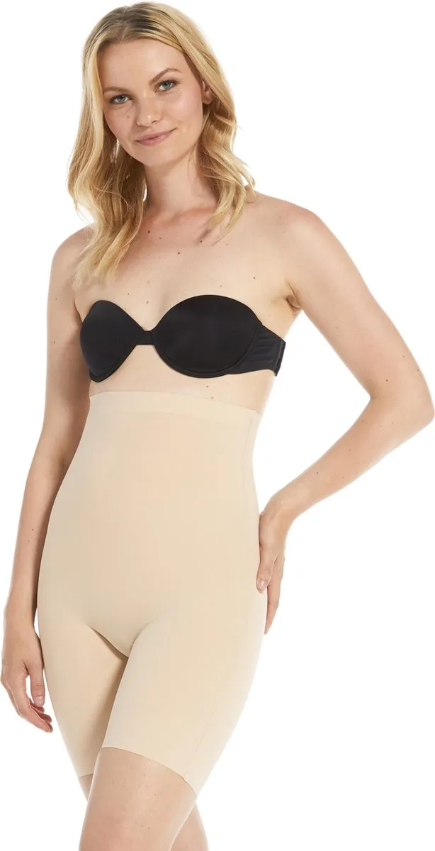 MAGIC Bodyfashion - Maat 4XL -Maxi Sexy Hi Bermuda Latte Vrouwen