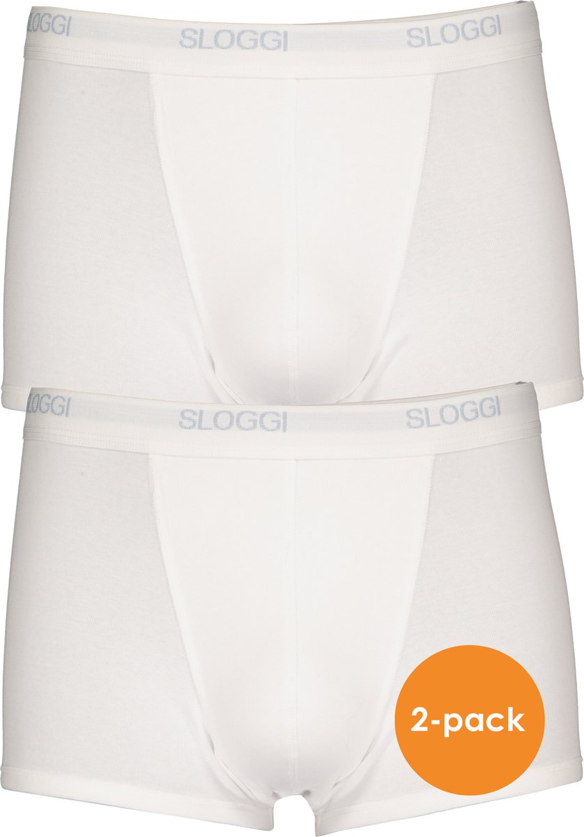 boxer, ondergoed, wit, 2-pack, heren