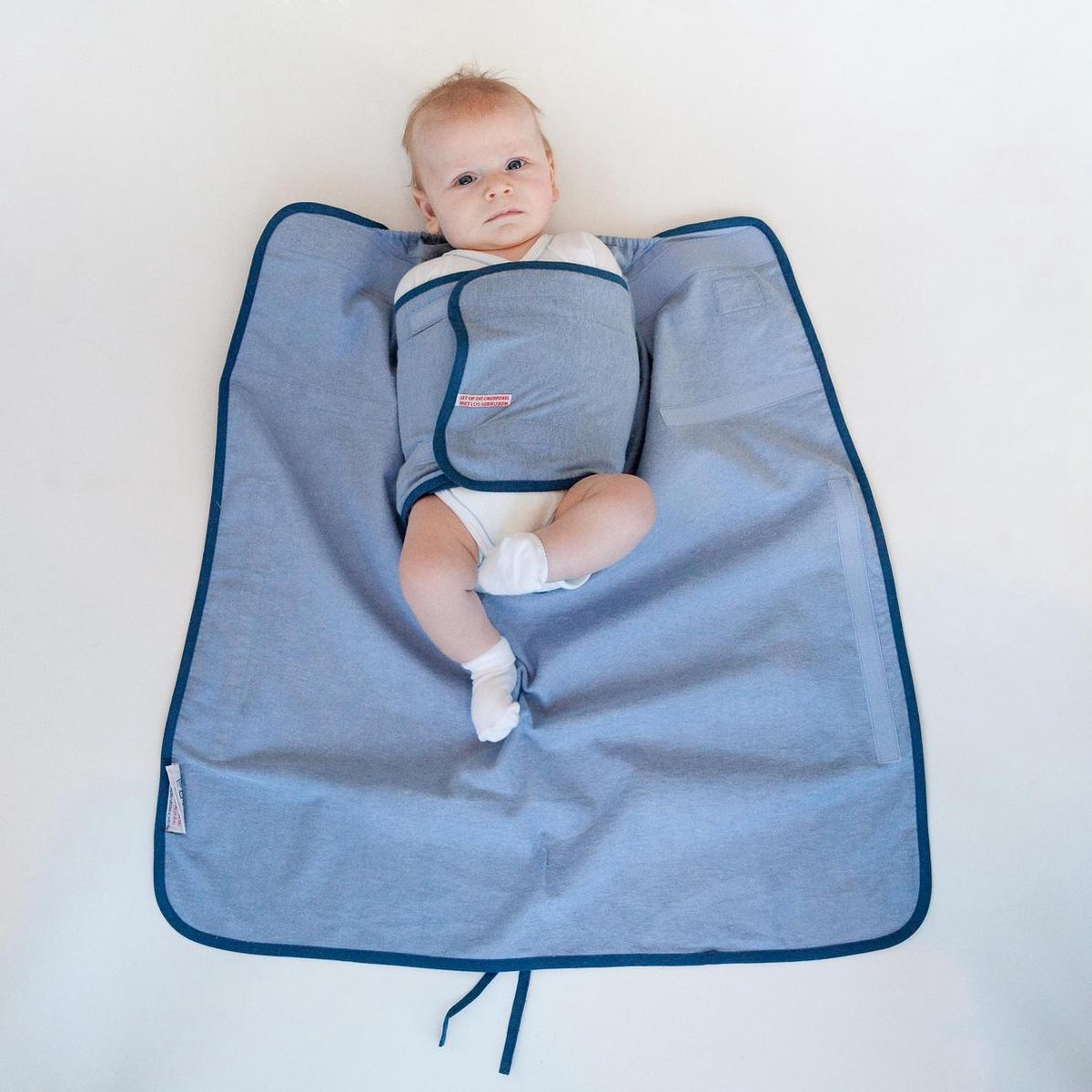 Pacco Piccolo Inbakerdoek - 4 tot 7 kg - blauw
