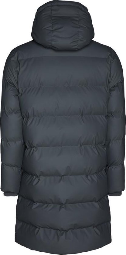 Rains Maat M/L  - Long Puffer Jacket - Slate - Unisex