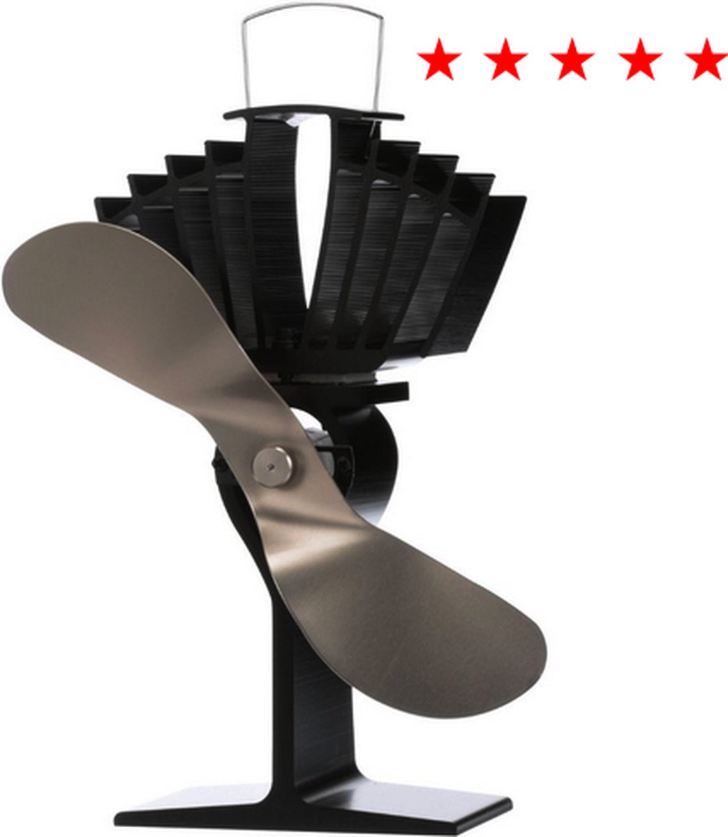Caframo Ecofan® Nikkel AirMax 812 Original kachelventilator. Meest Verkocht!