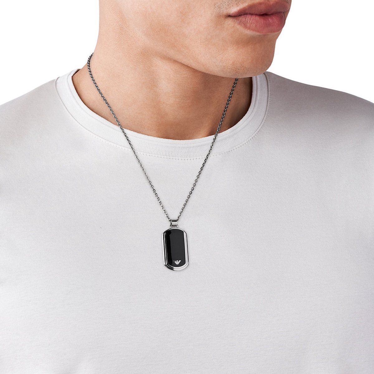 Emporio Armani EGS1726040 Heren Collier- 50 cm