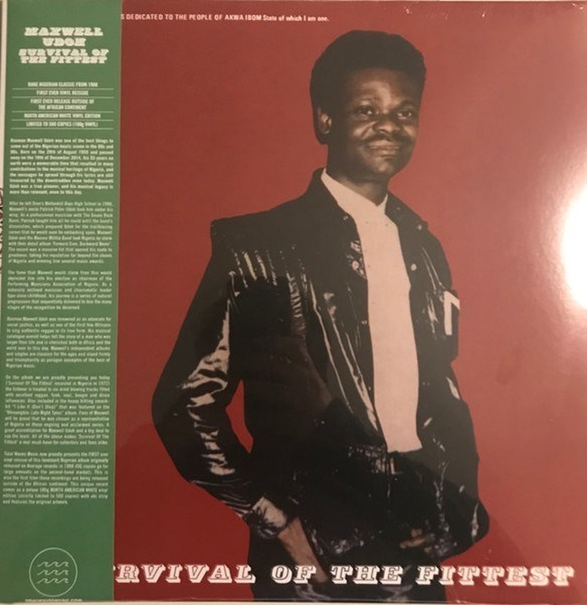 Maxwell Udoh - Survival Of The Fittest (LP) (Coloured Vinyl) (Limited Edition)