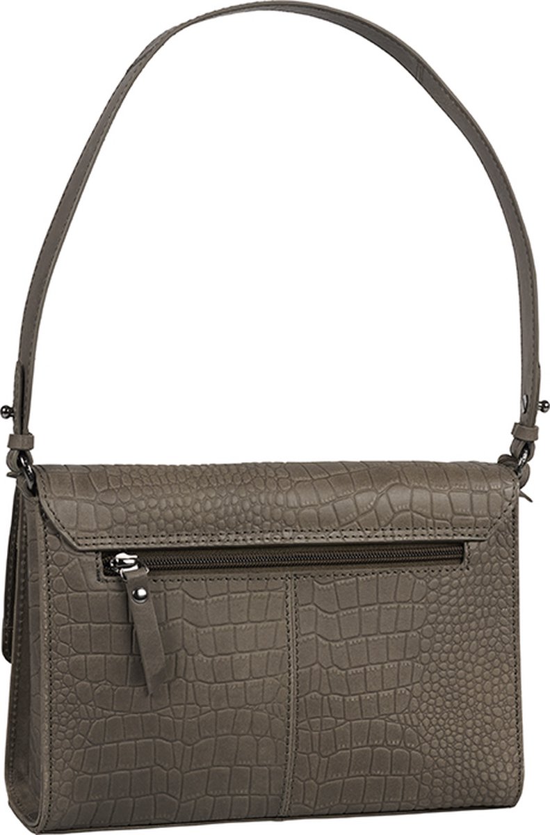 Burkely Casual Carly Dames Schoudertas Satchel - Grijs