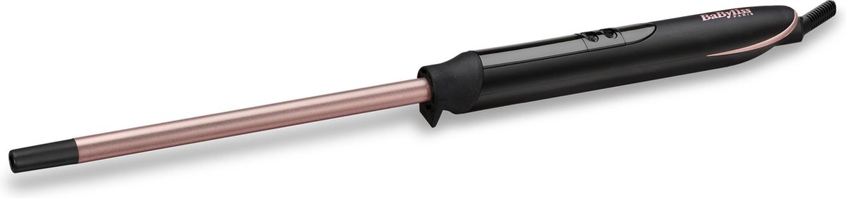 BaByliss 10mm Rose Quartz Curl Wand C449E - Krultang