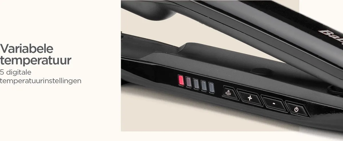 Stijltang Babyliss ST496E - Krultang - Ionische Anti-Frizz functie