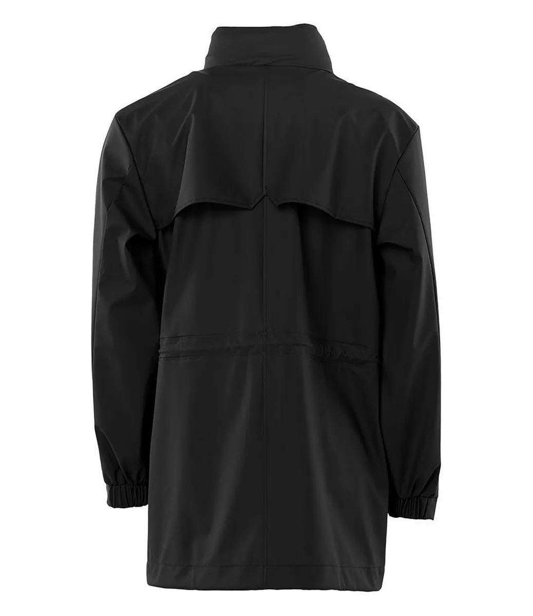 Rains Tracksuit Jacket 1262 Regenjas Unisex - Zwart - Maat XXS