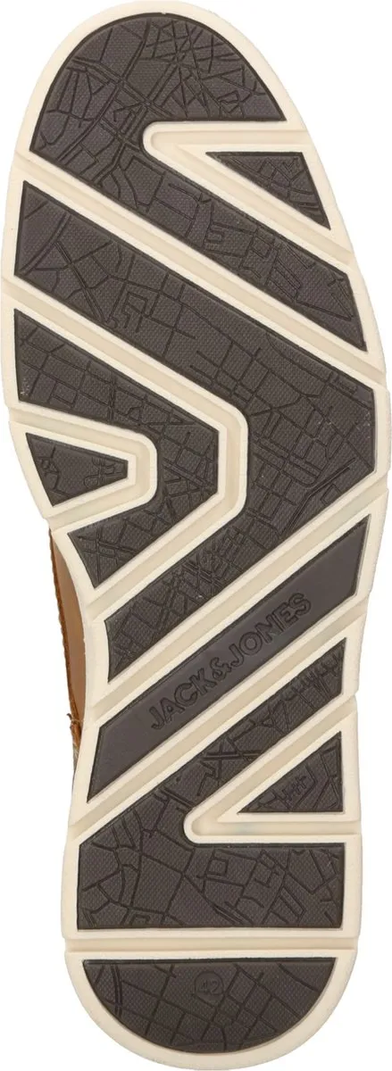 Jack & Jones - Maat 42 - Heren Sneakers Jfw Tubar Leather - Bruin