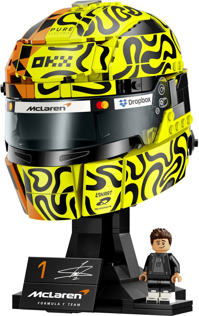 LEGO Editions McLaren Mastercard F1 Team Helm van Lando Norris Bouwpakket voor Kinderen 43023