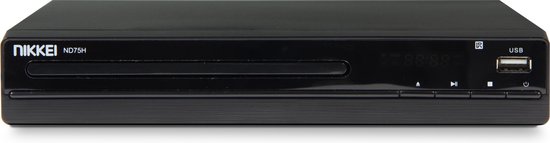 Nikkei ND75H - DVD speler met Full HD-upscaling, HDMI en USB-poort (22,5 cm)