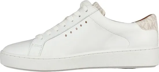 Michael Kors Irving Lace Up - 40 - Dames Sneakers - Wit/Beige