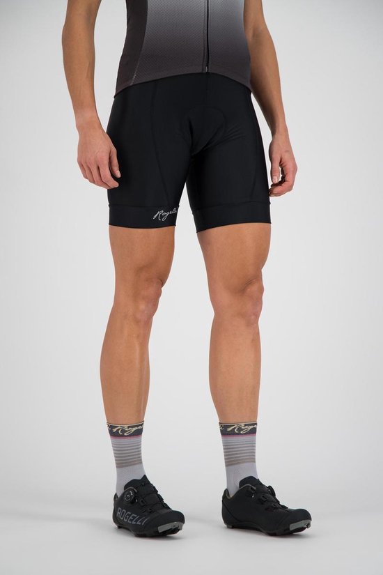 Rogelli Dames Wielerbroek met Bretels Detach - Zwart - Maat L
