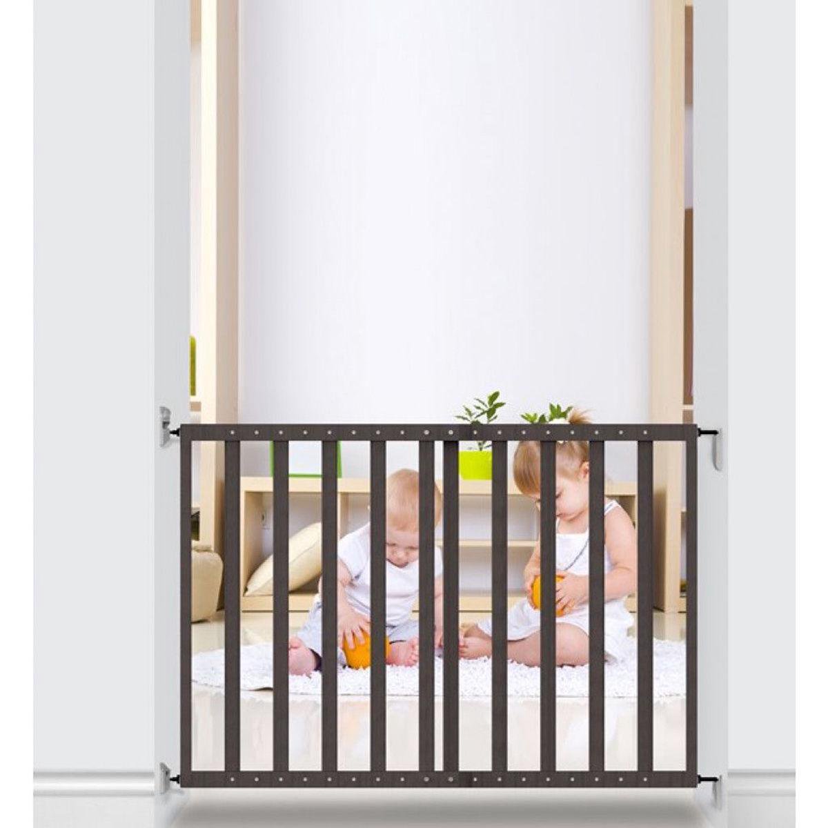 Noma Wall Fix Wood Traphekje - 64-100 cm - zwart