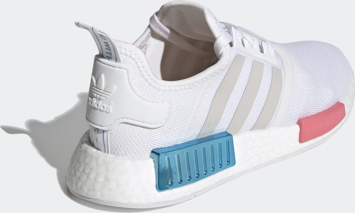 adidas NMD_R1 W Dames Sneakers - 40 - Ftwr White/Grey One/Hazy Rose