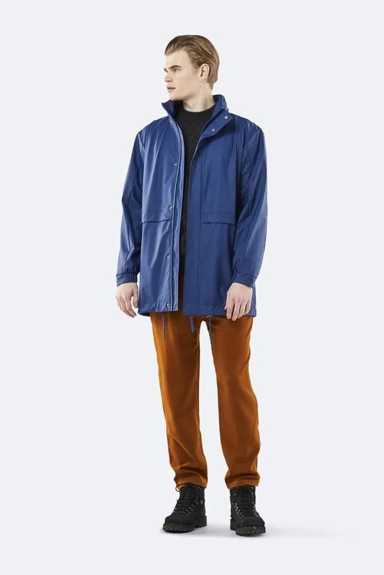 Rains Maat XS Tracksuit Jacket 1262 Jas - 06 Klein Blue