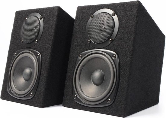 Studio Monitor Speakerset - Fenton DMS40 - 2 DJ Speakers tot 100 Watt - 4.5 Inch Passief - Compact F