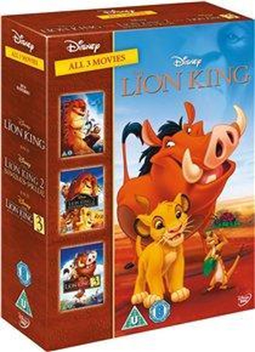 Disney, Leeuwenkoning, DVD doos, Kijkfilm kind, Drie dimensionaal artwork