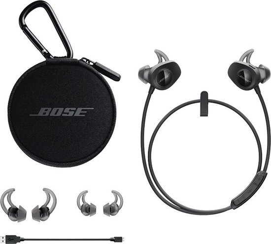 Bose SoundSport Wireless - in-ear oordopjes - Zwart