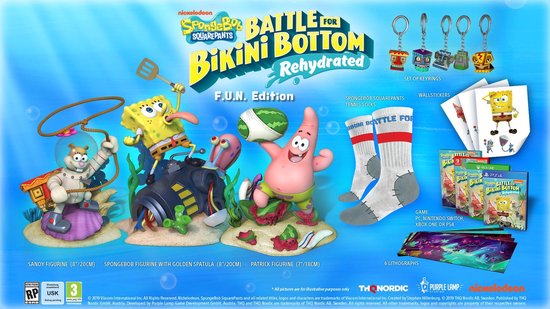 Spongebob SquarePants Battle for Bikini Bottom - Rehydrated - F.U.N Edition - PS4