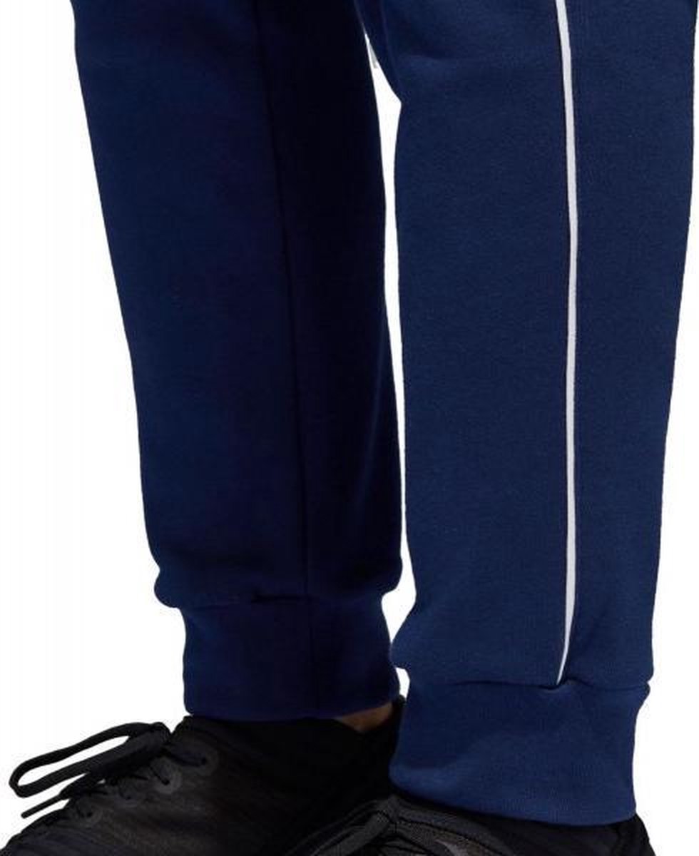 Adidas Core 18 - Maat S - Sportbroek Heren - Dark Blue/White