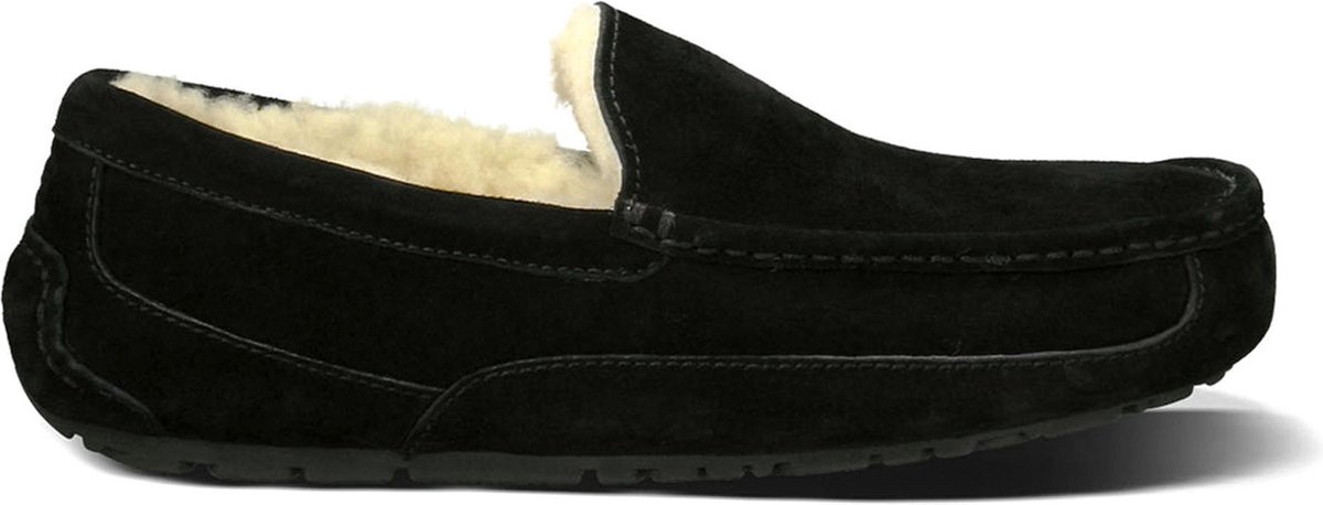 UGG - Maat 44 - Ascot Heren Sloffen - Black