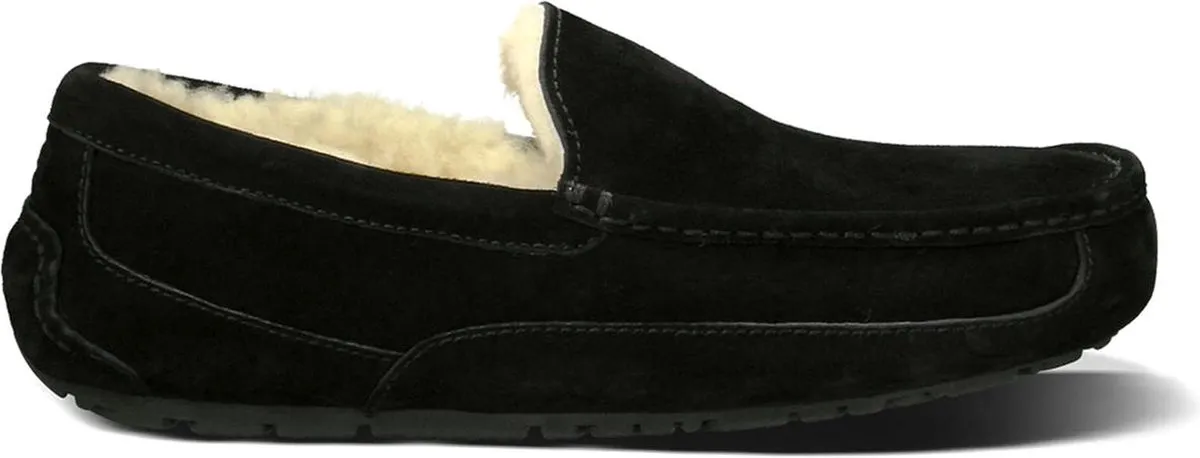 UGG - Maat 44 - Ascot Heren Sloffen - Black