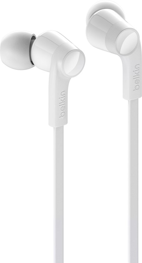 Belkin ROCKSTAR™ in-ear oordopjes met USB-C connector - Wit