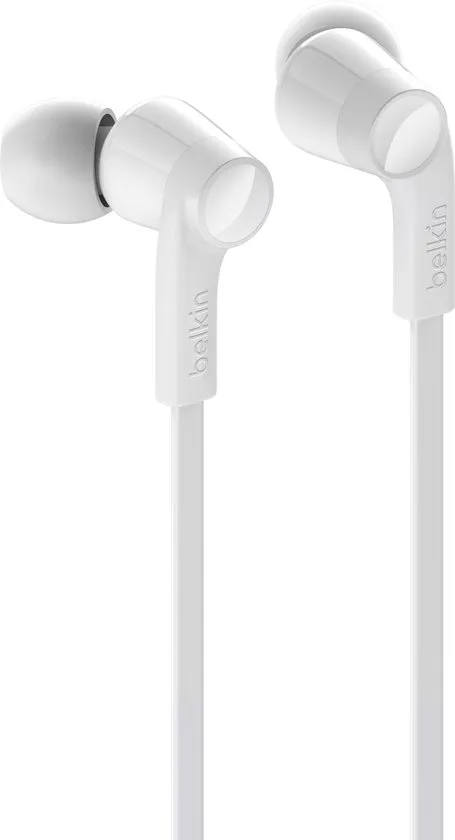 Belkin ROCKSTAR™ in-ear oordopjes met USB-C connector - Wit