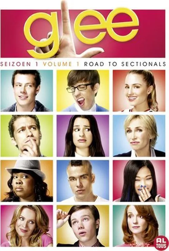 glee, poster, televisie, serie, collage