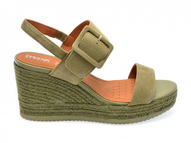 Geox Sandalen - kaki, D35GVB, suède - mt 38