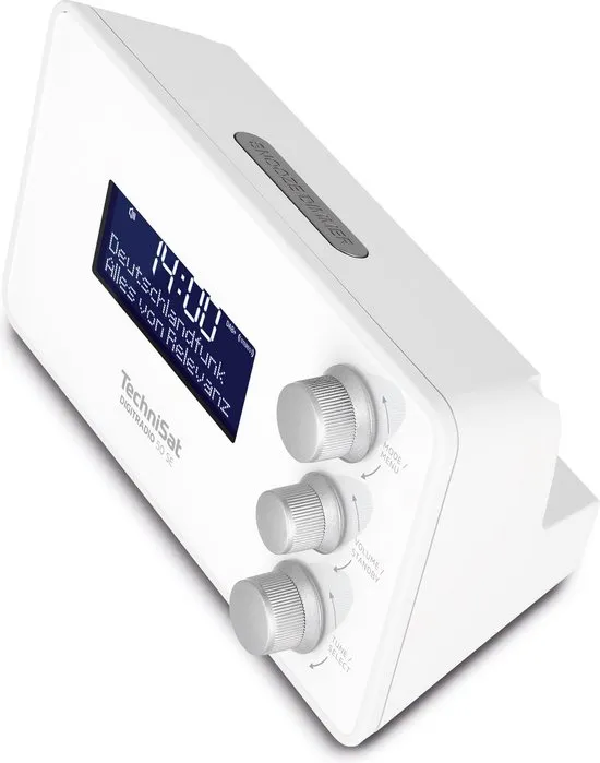 TechniSat DIGITRADIO 50 SE - DAB+ FM wekkerradio - wit