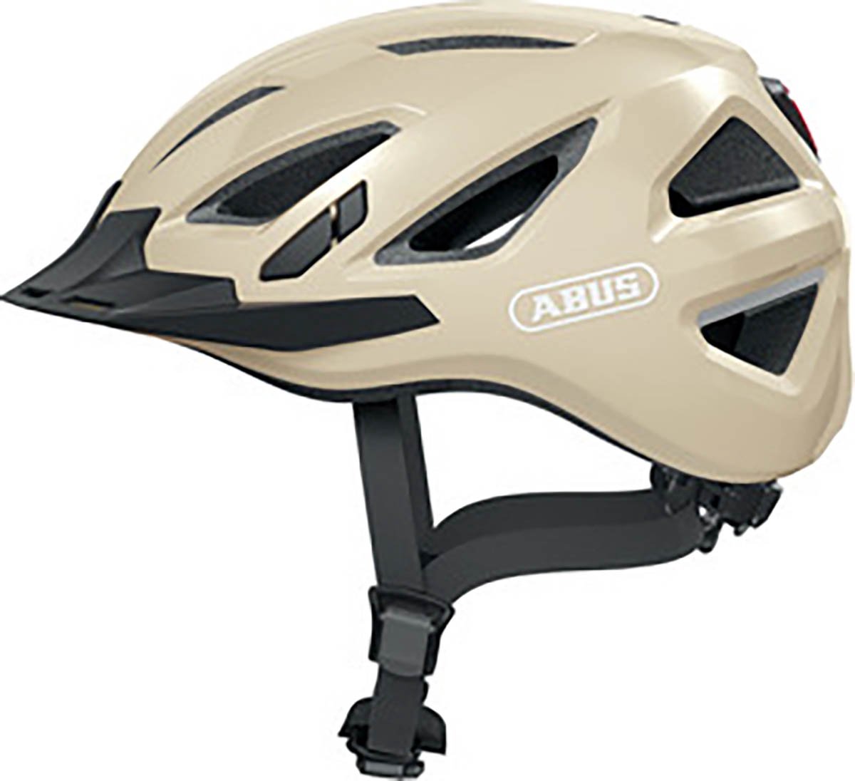 Fietshelm ABUS URBAN-I 3.0 cannoli cream S - 51-55 cm - wit - Geschikt voor gebruik op elektrische fietsen - stadsfietsen - 250 g