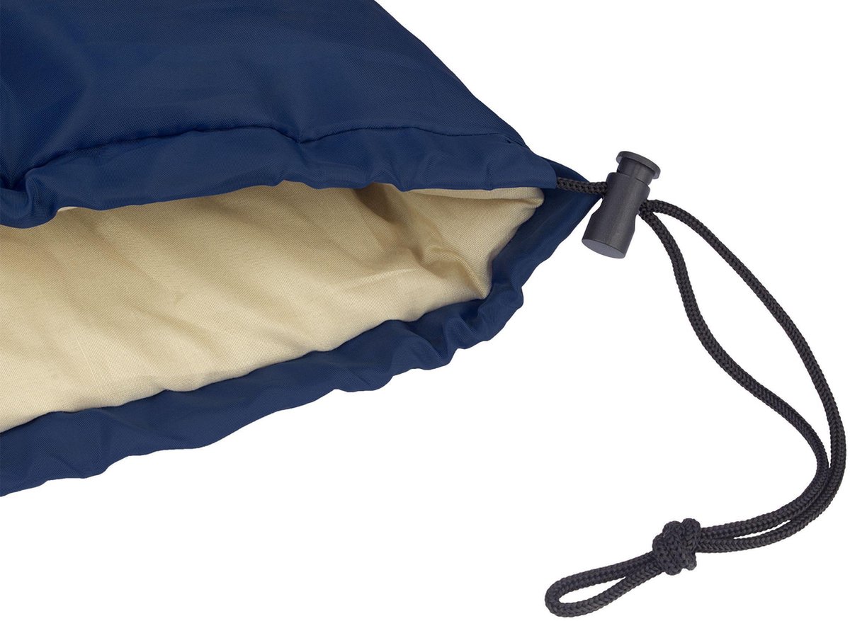 Abbey Camp Dekenmodel Basic - Slaapzak - 210 x 85 cm - Marine/Zand