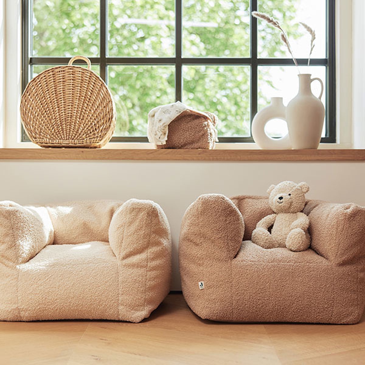 Jollein Kinderfauteuil Boucle - Biscuit