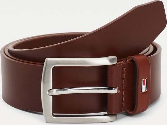 riem, leren, bruine kleur, metalen gesp, bandbreedte