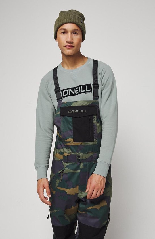 O'Neill Original - Maat S - Bib Pants Heren Skibroek - Green Aop