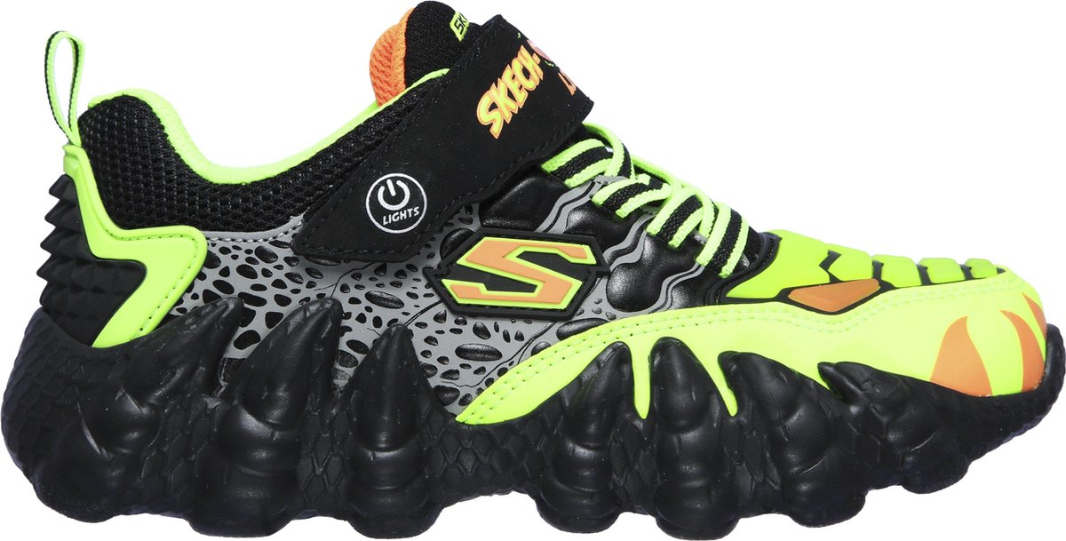 sportschoenen, neonkleuren, steenprint, slip-on-bot, gripzool